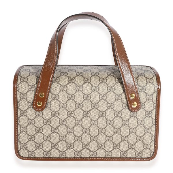 124243 pv 12934a2b d5b0 40e2 bc62 01f95b22b8c2 Gucci GG Supreme 1955 Horsebit Top Handle Bag