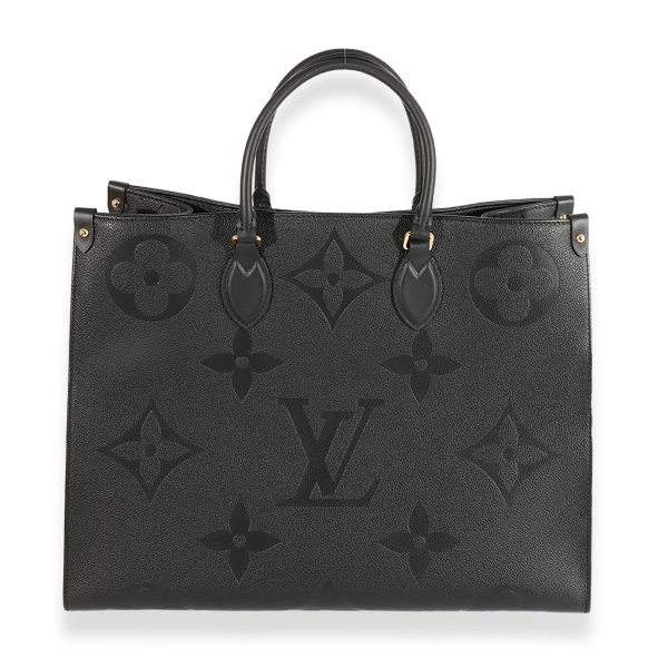 124254 pv 9f345150 ddd4 449f 9bb2 dae7398772d1 Louis Vuitton Black Monogram Empreinte Onthego GM