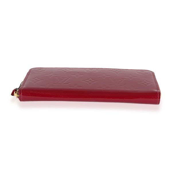 124292 stamp Louis Vuitton Magenta Monogram Vernis Clémence Wallet