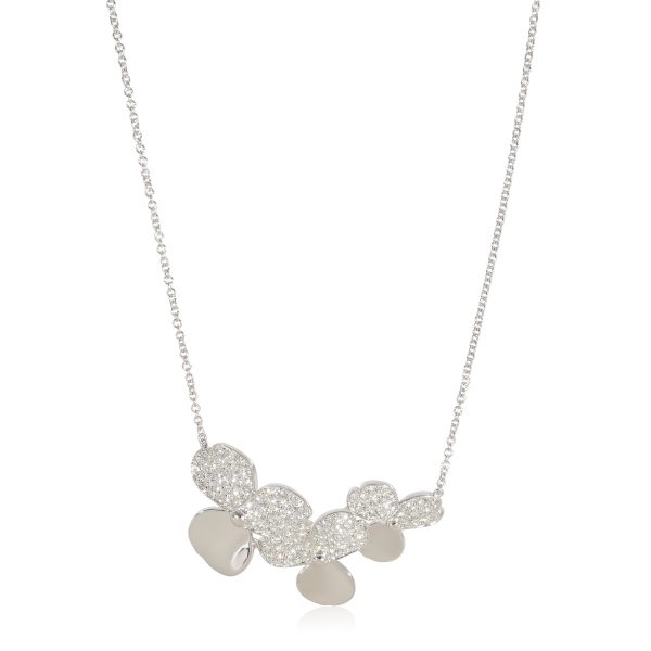 124399 fv f4e69fd1 45cc 437a ad6c 2b3a39e09f06 Tiffany Co Paper Flowers Cluster Diamond Necklace in 950 Platinum 078 CTW