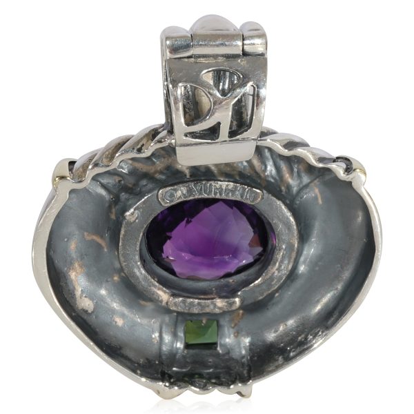 124410 av d0302ea9 2367 44f2 8b25 47a1493e45bd David Yurman Amethyst Tourmaline Enhancer Pendant in 14K Yellow GoldSS