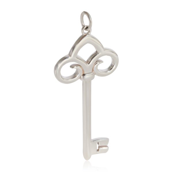 124418 fv Tiffany Co Fleur de Lis Key Pendant in Sterling Silver