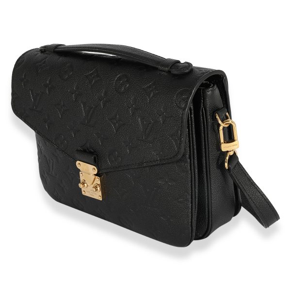 124455 sv Louis Vuitton Black Monogram Empreinte Pochette Métis