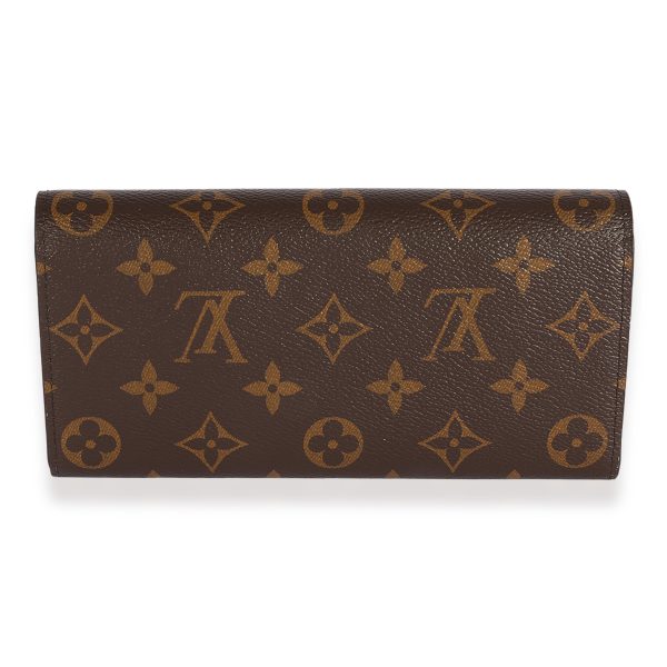 124473 pv Louis Vuitton Monogram Canvas Fuchsia Emilie Wallet