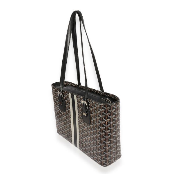 124476 sv f7134d21 94d7 4653 a16a 1c045e673988 Goyard Black Goyardine Canvas Galante MM