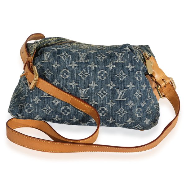 124508 pv Louis Vuitton Blue Monogram Denim Baggy PM