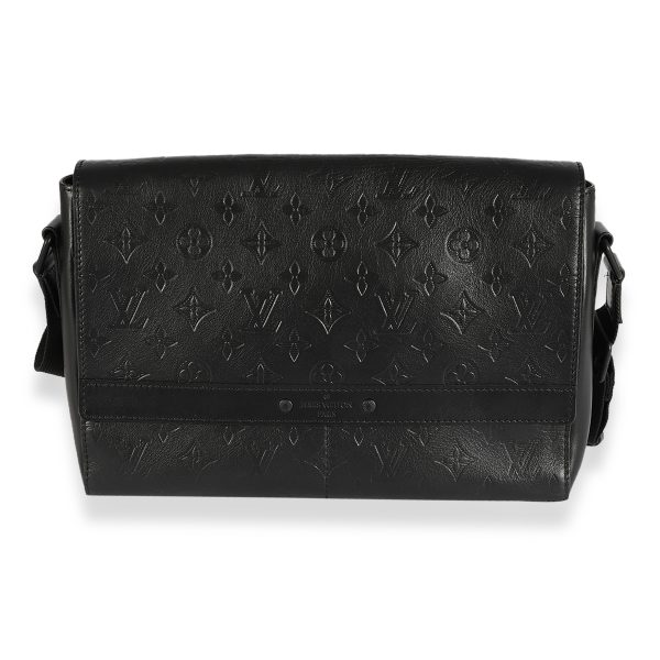 124517 fv Louis Vuitton Black Monogram Shadow Sprinter Messenger