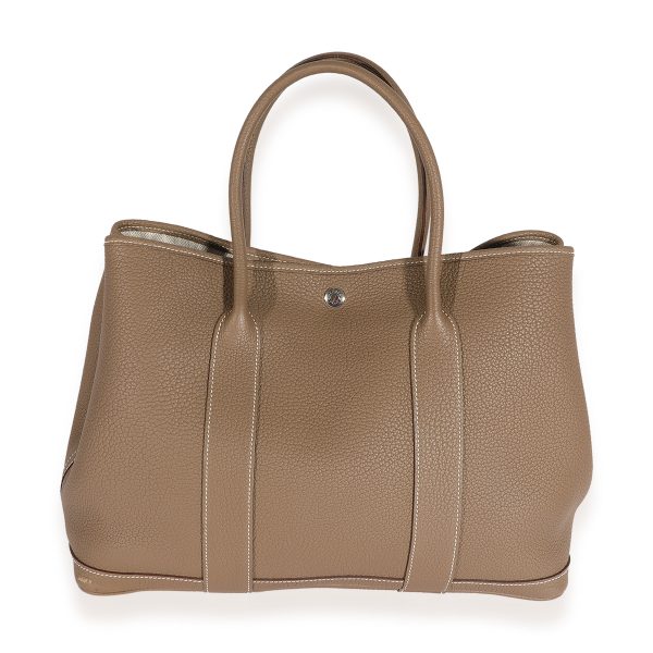 124560 pv f67aff93 24e7 439b b2d0 2b6852687866 Hermès Etoupe Negonda Garden Party 36 PHW