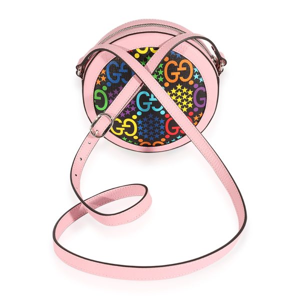 124562 pv Gucci Limited Edition Psychedelic Rainbow GG Supreme Canvas Round Crossbody