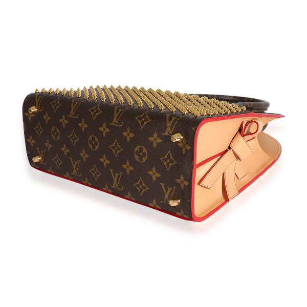 124574 box Louis Vuitton x Christian Louboutin Celebrating Monogram Iconoclasts Spike Tote