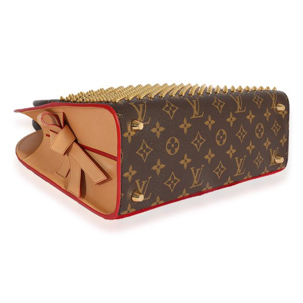 124574 clasp Louis Vuitton x Christian Louboutin Celebrating Monogram Iconoclasts Spike Tote