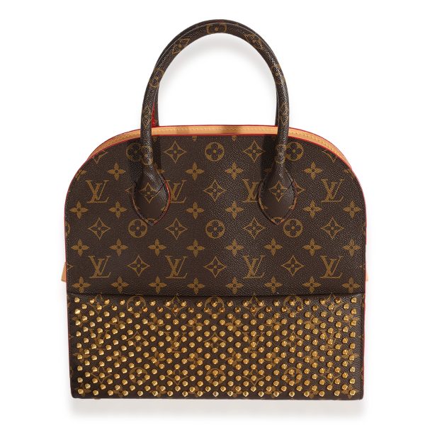 124574 fv Louis Vuitton x Christian Louboutin Celebrating Monogram Iconoclasts Spike Tote