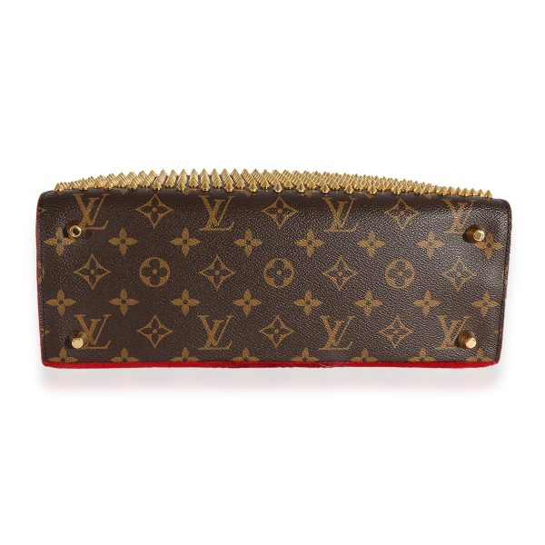 124574 stamp Louis Vuitton x Christian Louboutin Celebrating Monogram Iconoclasts Spike Tote