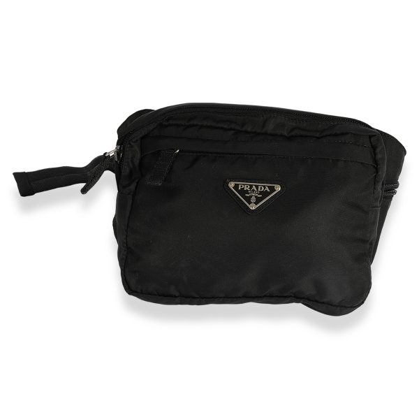 124599 fv 8df8ba57 f7ad 4953 b829 dcd622c410ad Prada Black Nylon Sport Waist Bag