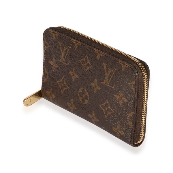 124643 sv Monogram Canvas Zippy Compact Wallet