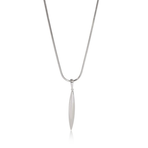 124778 fv 9d40a104 bdb5 4f73 8a9b c33d6b348e1f Tiffany Co Feather Pendant on a Snake Chain in 18K White Gold