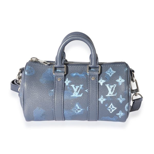 124829 fv Louis Vuitton Monogram Ink Watercolor Keepall XS