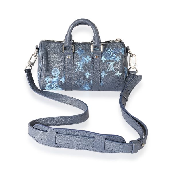 124829 pv Louis Vuitton Monogram Ink Watercolor Keepall XS