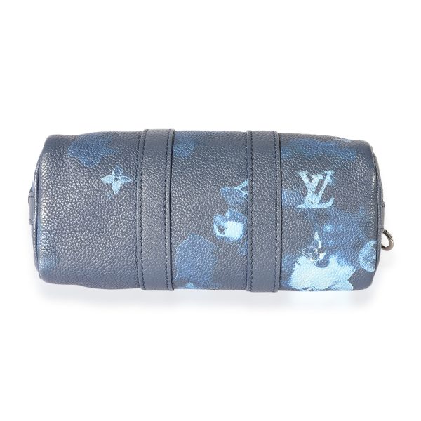 124829 stamp Louis Vuitton Monogram Ink Watercolor Keepall XS