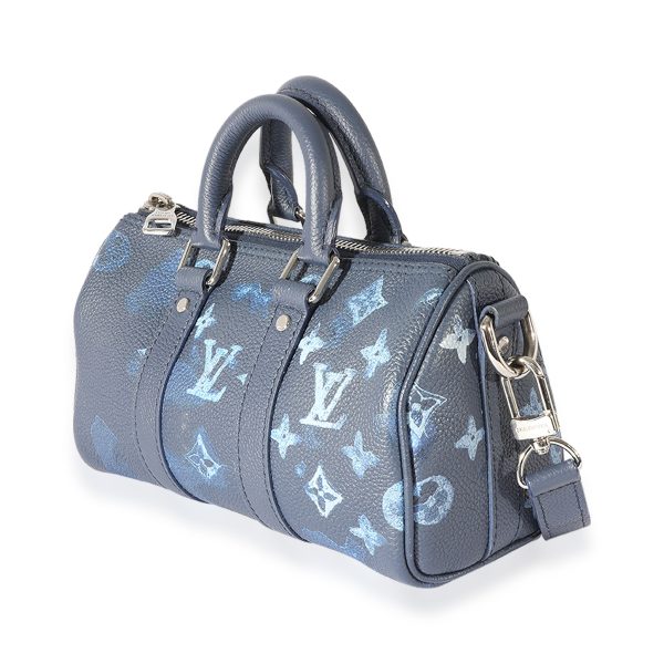 124829 sv Louis Vuitton Monogram Ink Watercolor Keepall XS