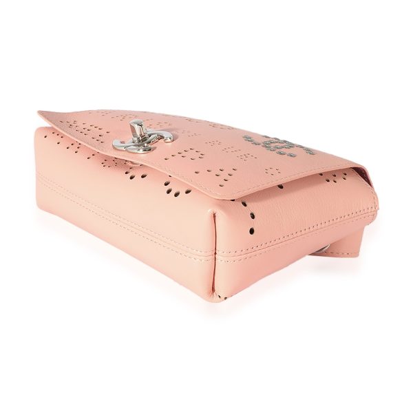 124934 box 34bafd96 3d02 4bb6 abbe 3afa9ac8d315 Chanel Pink Leather CC Eyelets Belt Bag