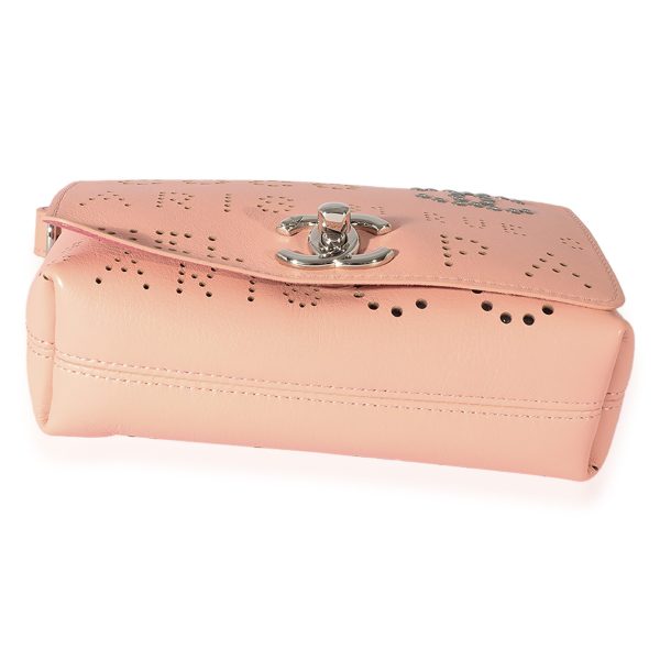 124934 stamp 75c2c155 bfe8 494c b846 00974f8cc352 Chanel Pink Leather CC Eyelets Belt Bag