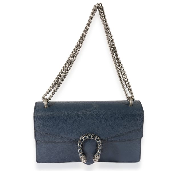 124938 bv Gucci Navy Leather Small Dionysus Bag