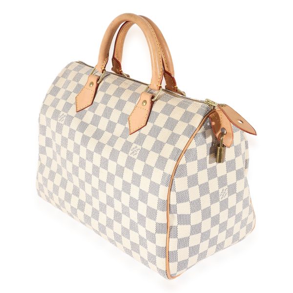 124972 sv f70e93ac 6b24 4c2c a35d 2f05f6f5729a Louis Vuitton Damier Azur Canvas Speedy 30