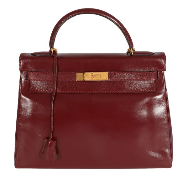 124983 fv fdbfa5b2 bd9b 43bd 8893 120bc5943ce4 Hermes Vintage Bordeaux Box Kelly 32 GHW