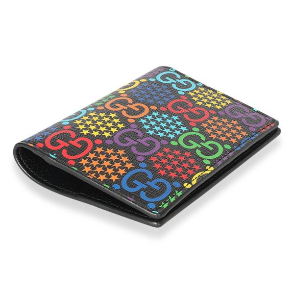 124989 pv Gucci Limited Edition Psychedelic Rainbow GG Supreme Canvas Passport Cover