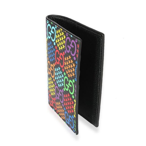 124989 sv Gucci Limited Edition Psychedelic Rainbow GG Supreme Canvas Passport Cover