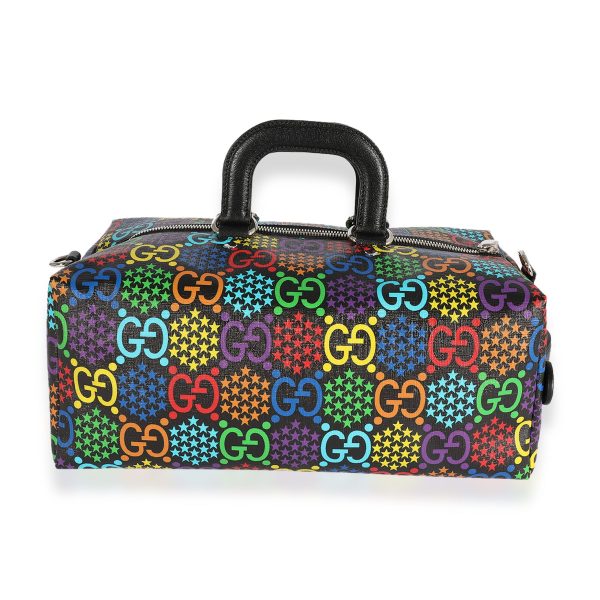 124992 pv Gucci Limited Edition Psychedelic Rainbow GG Supreme Canvas Duffle