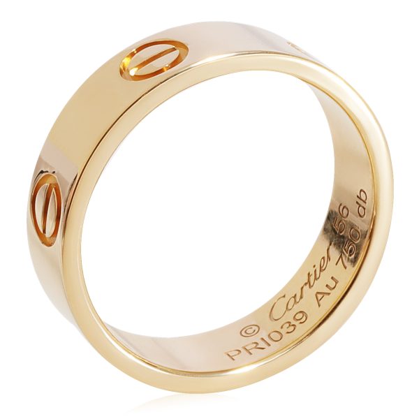 125061 bv Cartier Love Ring in 18k Yellow Gold