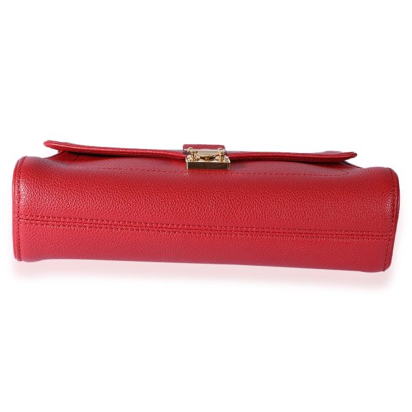 125103 stamp Louis Vuitton Red Monogram Empreinte Saint Germain PM