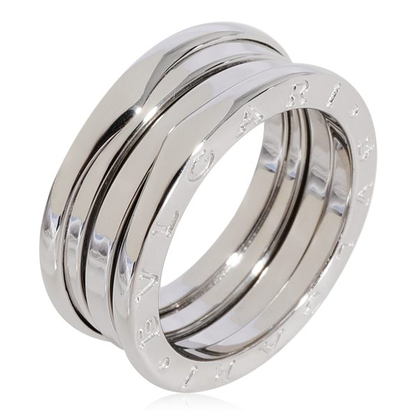 125119 pv BVLGARI Bzero1 Three Band Ring in 18k White Gold