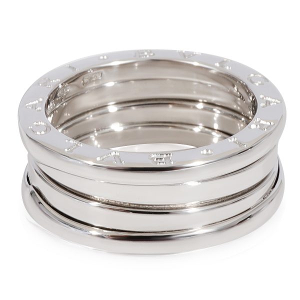 125119 sv BVLGARI Bzero1 Three Band Ring in 18k White Gold