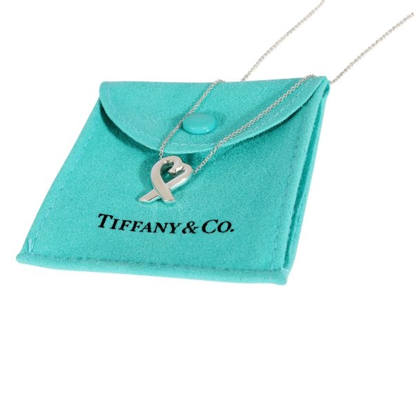 125174 bv Tiffany Co Paloma Picasso Loving Heart Pendant in Sterling Silver