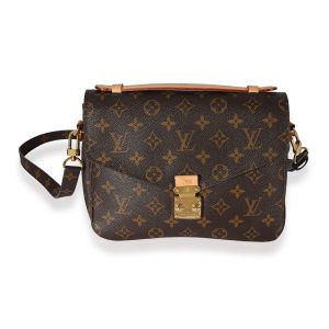 125184 fv Louis Vuitton Monogram Trotter Shoulder Bag Brown