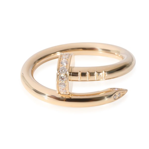 Rings Cartier Juste Un Clou Diamond Ring in 18K Yellow Gold 013 CTW