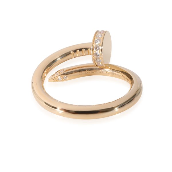 Ring Yellow Gold Cartier Juste Un Clou Diamond Ring in 18K Yellow Gold 013 CTW