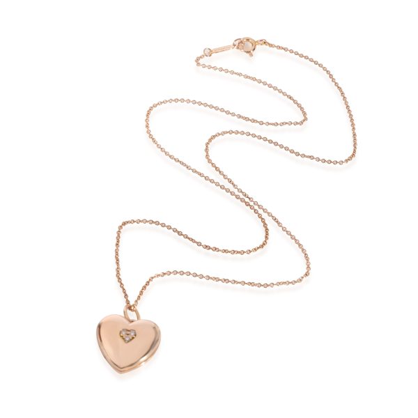 125262 pv c391e8e7 8b6b 4d05 8079 7f60899a82f8 Tiffany Co Diamond Heart Lock Pendant in 18k Rose Gold 002 CTW