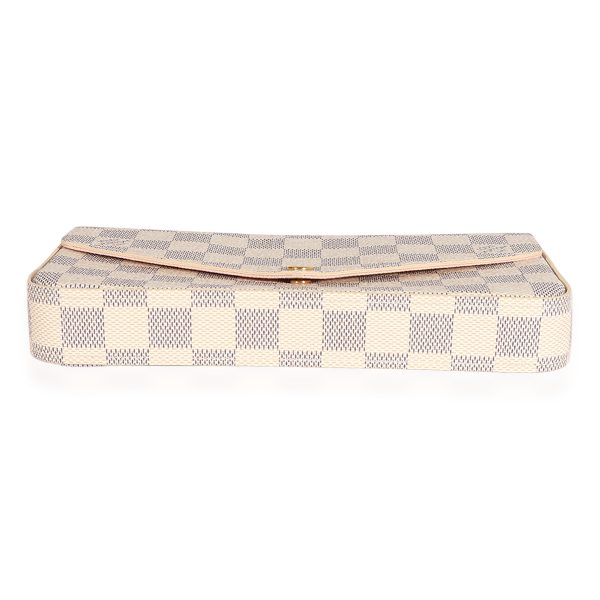 125266 box Louis Vuitton Damier Azur Canvas Félicie Pochette