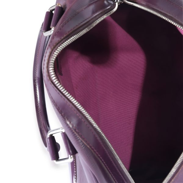 125391 bv Louis Vuitton Purple Epi Bowling Montaigne PM