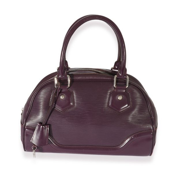 125391 fv Louis Vuitton Purple Epi Bowling Montaigne PM