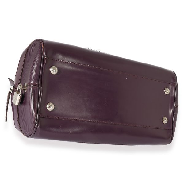 125391 pv Louis Vuitton Purple Epi Bowling Montaigne PM