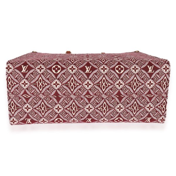 125416 box e28dfc66 d41e 4049 936c 32251bc37a8c Louis Vuitton Bordeaux Jacquard Since 1854 Onthego GM