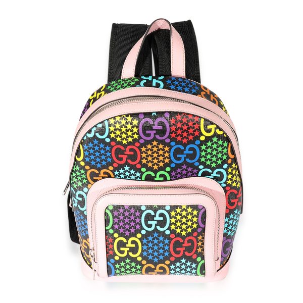 125428 fv Gucci Multicolor GG Psychedelic Small Day Backpack