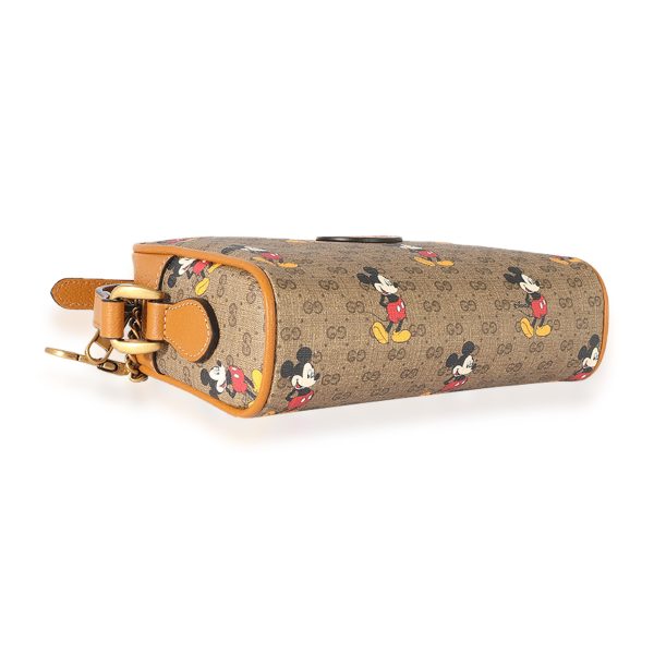 125434 clasp 25aaf79e c413 40f0 b78e cb55bbd8a288 Gucci x Disney Vintage GG Mickey Mouse Shoulder Bag