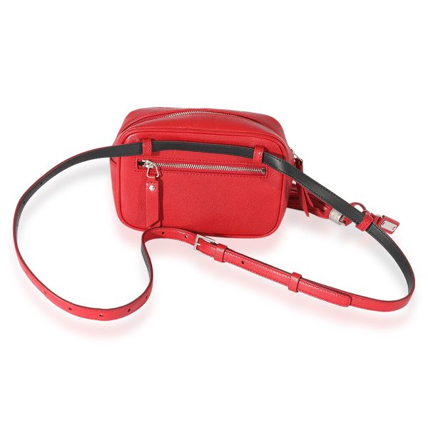 125448 box b0545f44 665a 4188 b2a1 47131739034e Saint Laurent Red Leather Monogram Lou Belt Bag