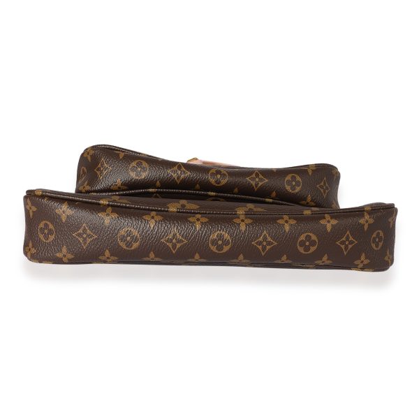 125486 box Louis Vuitton Monogram Canvas Rose Clair Multi Pochette Accessoires